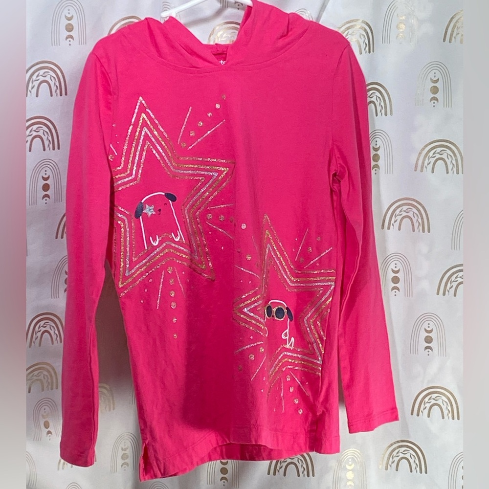Carter's Pink Long Sleeve Shirt with Star Design